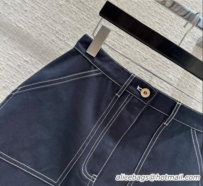 Reasonable Price Loewe Skirt L912522 Blue 2023