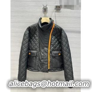 ​Reasonable Price Hermes Quilted Jacket H91426 Black 2023