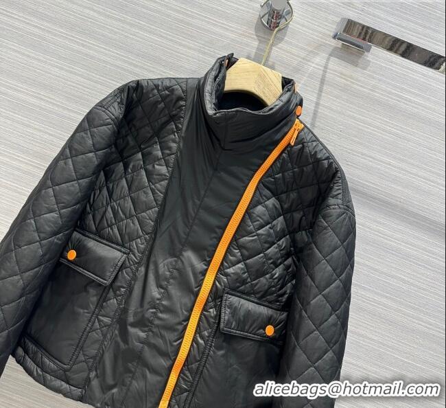 ​Reasonable Price Hermes Quilted Jacket H91426 Black 2023