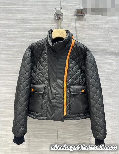 ​Reasonable Price Hermes Quilted Jacket H91426 Black 2023