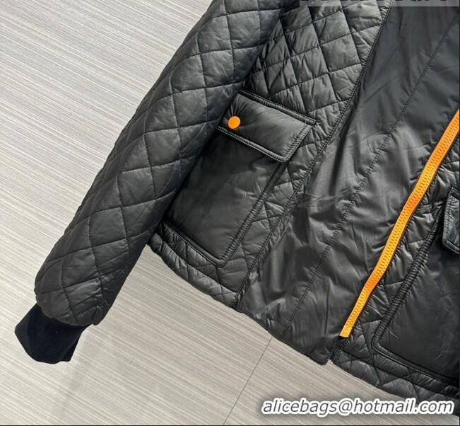 ​Reasonable Price Hermes Quilted Jacket H91426 Black 2023