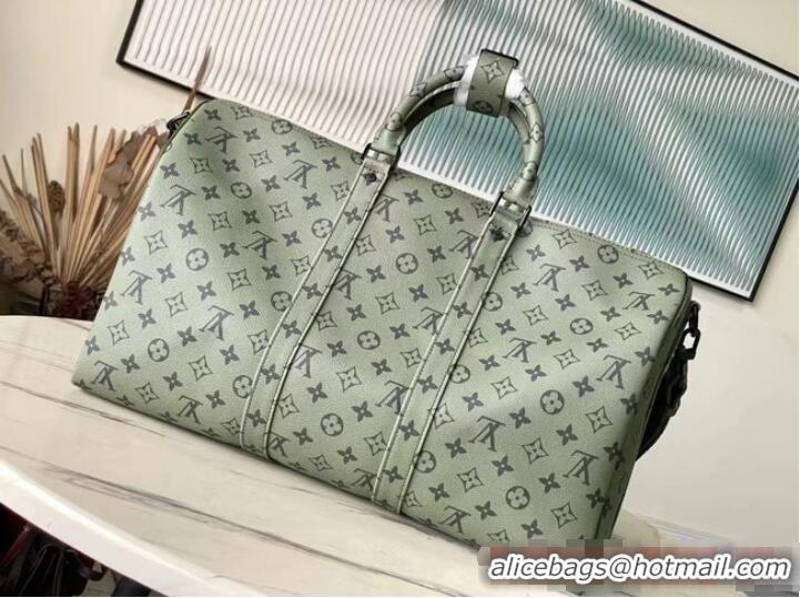 Top Quality Louis Vuitton Keepall Bandouliere 45 M23962 Khaki Green