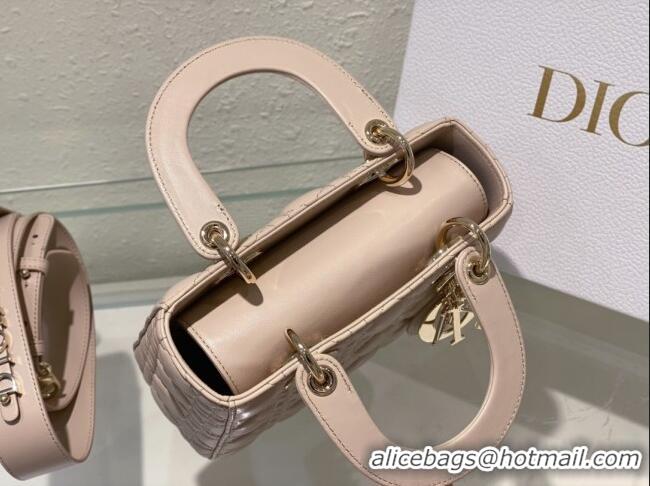 Super Quality Dior Small Lady Dior My ABCDior Bag in Sand-Colored Cannage Lambskin CD3013 2023