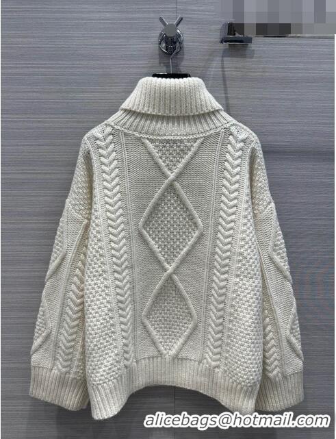 Good Product Celine Cashmere Sweater C101902 Beige 2023