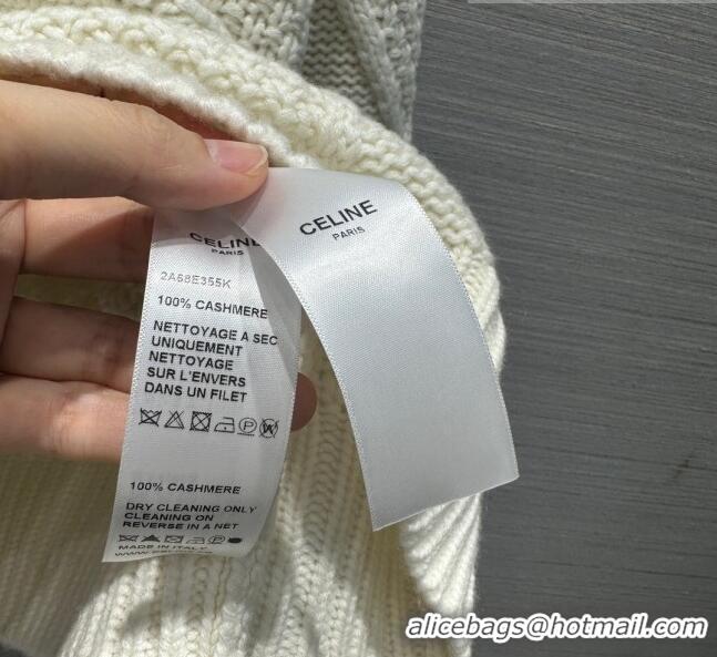 Good Product Celine Cashmere Sweater C101902 Beige 2023