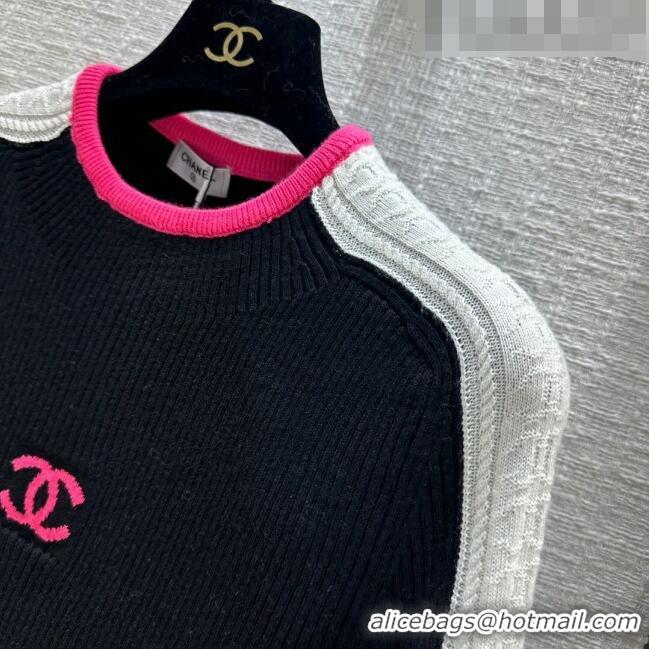 Reasonable Price Chanel Wool Sweater CH101904 Black 2023