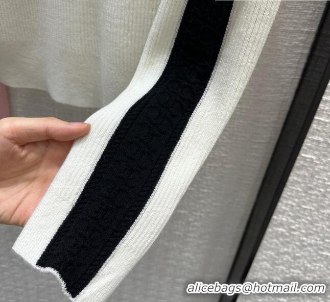 Top Quality Chanel Wool Sweater CH101905 White 2023