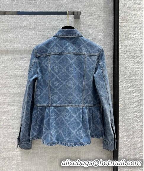 Top Grade Chanel Denim Jacket CH101906 Blue 2023