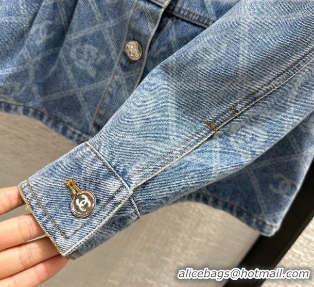 Top Grade Chanel Denim Jacket CH101906 Blue 2023