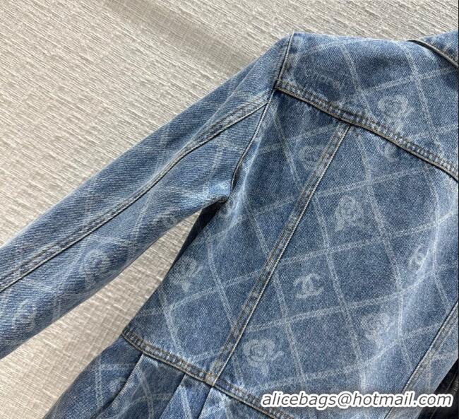 Top Grade Chanel Denim Jacket CH101906 Blue 2023