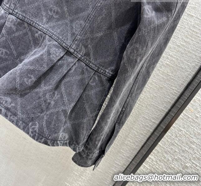 Unique Grade Chanel Denim Jacket CH101907 Black 2023