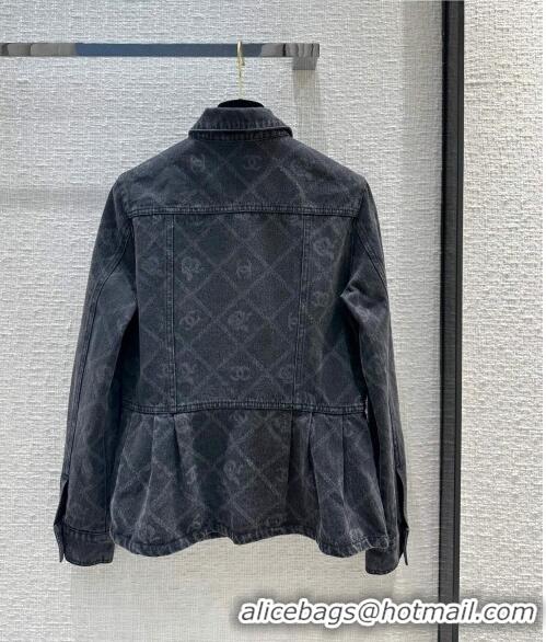 Unique Grade Chanel Denim Jacket CH101907 Black 2023