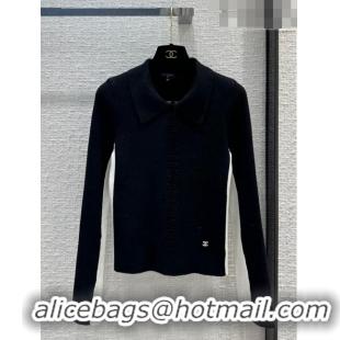 Good Product Chanel Wool Sweater CH101928 Black 2023