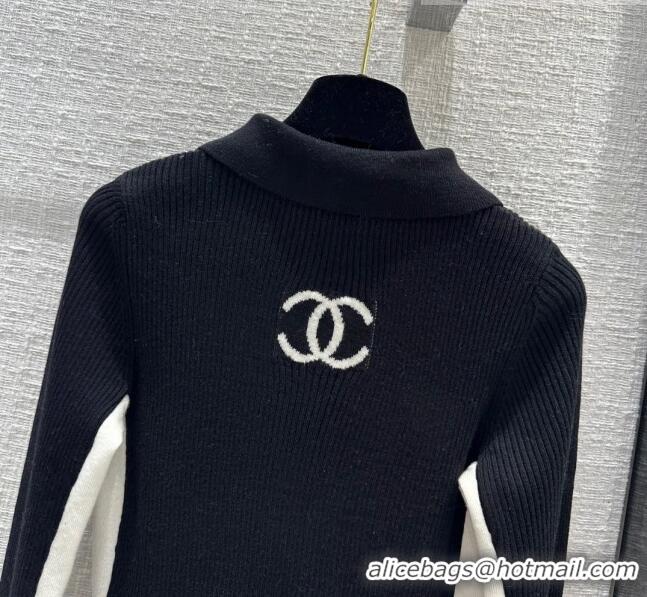 Good Product Chanel Wool Sweater CH101928 Black 2023