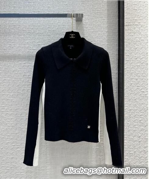 Good Product Chanel Wool Sweater CH101928 Black 2023