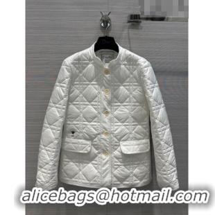 Famous Brand Dior Padded Jacket D101912 White 2023