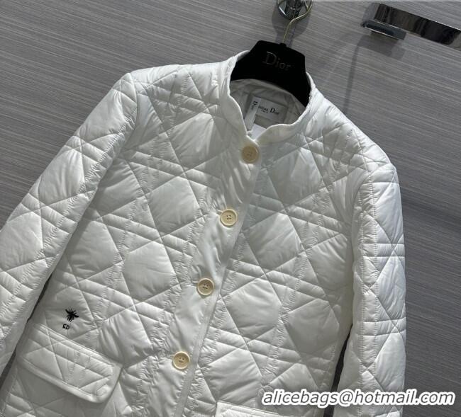 Famous Brand Dior Padded Jacket D101912 White 2023