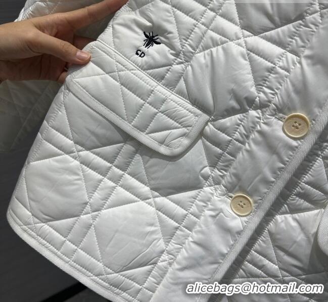 Famous Brand Dior Padded Jacket D101912 White 2023