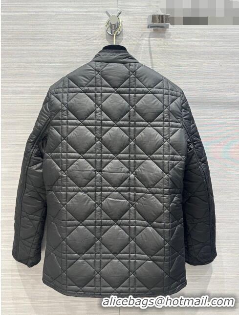 Famous Brand Dior Padded Jacket D101914 Black 2023