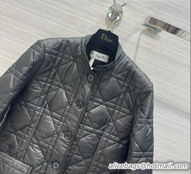 Famous Brand Dior Padded Jacket D101914 Black 2023