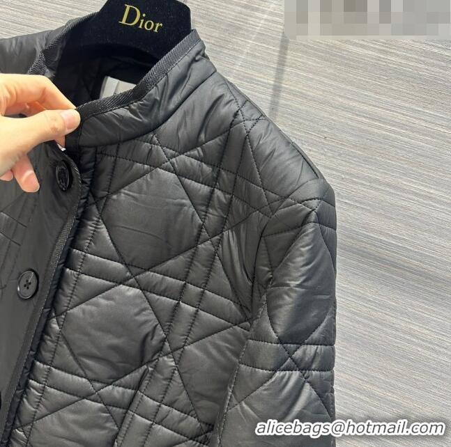 Famous Brand Dior Padded Jacket D101914 Black 2023