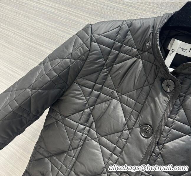 Famous Brand Dior Padded Jacket D101914 Black 2023