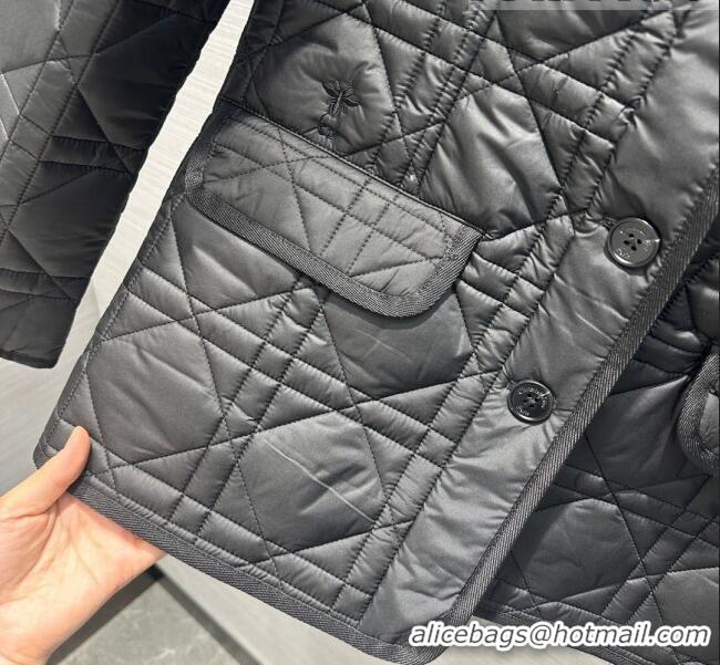 Famous Brand Dior Padded Jacket D101914 Black 2023