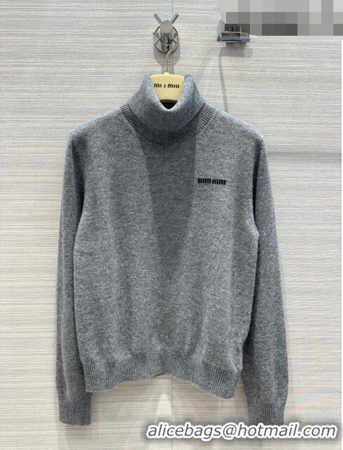 Buy Discount Miu Miu Sweater M101916 Grey 2023