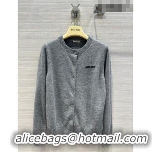 Promotional Miu Miu Cardigan M101920 Grey 2023