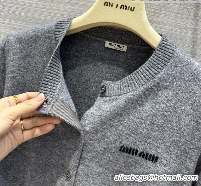 Promotional Miu Miu Cardigan M101920 Grey 2023