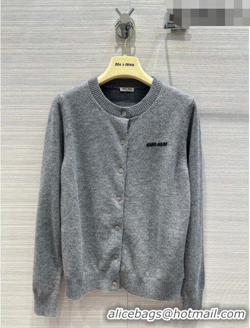 Promotional Miu Miu Cardigan M101920 Grey 2023