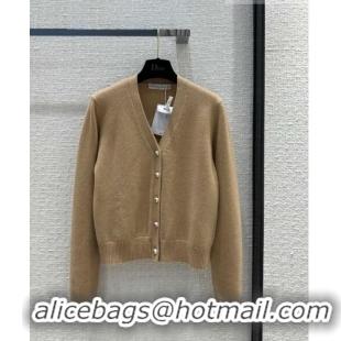 Buy Discount Dior Cashmere Cardigan D102005 Brown 2023