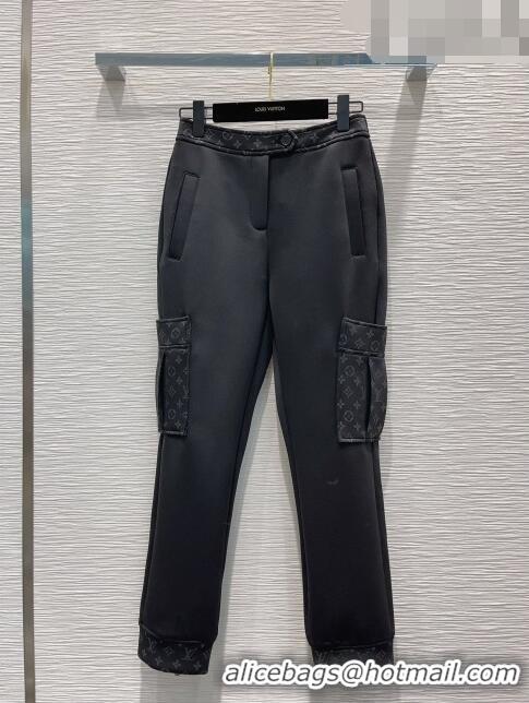 Buy Cheap Louis Vuitton Monogram Jacket and Pants LV102012 Black 2023