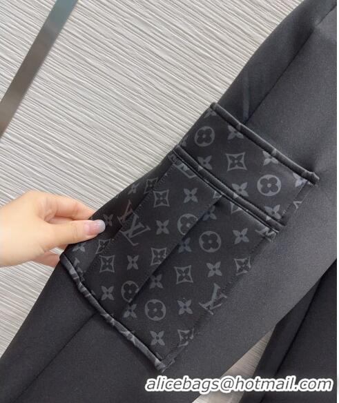 Buy Cheap Louis Vuitton Monogram Jacket and Pants LV102012 Black 2023