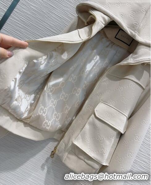 Reasonable Price Gucci Jacket and Pants G102015 Beige 2023