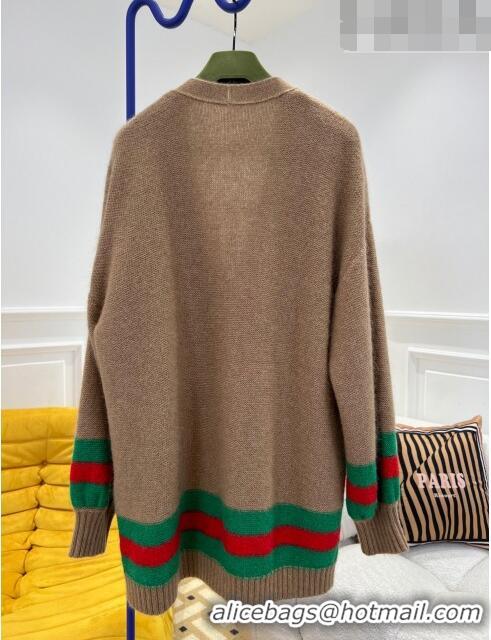 ​Grade Design Gucci Knit Cardigan G102017 Brown 2023