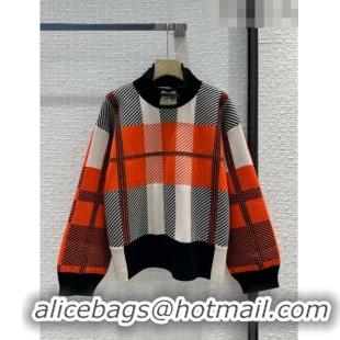 Luxurious Discount Hermes Cashmere Sweater H102034 Orange 2023