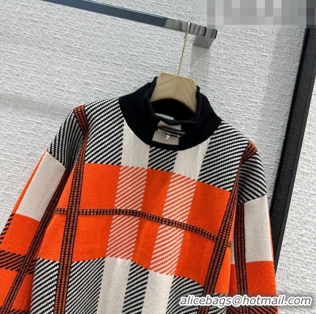 Luxurious Discount Hermes Cashmere Sweater H102034 Orange 2023