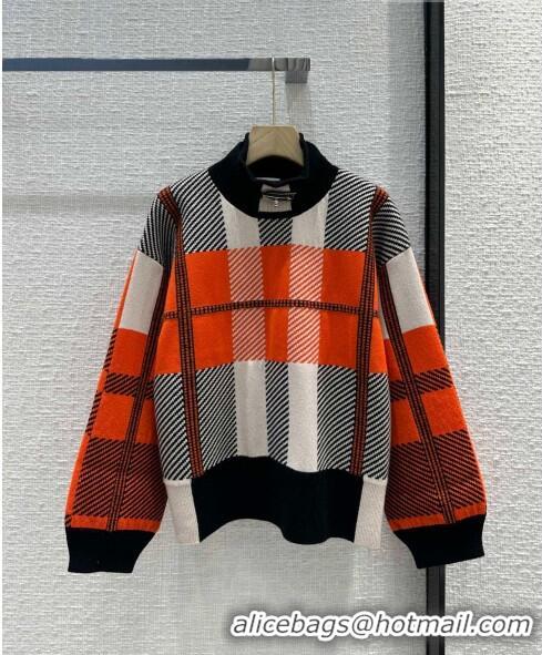 Luxurious Discount Hermes Cashmere Sweater H102034 Orange 2023