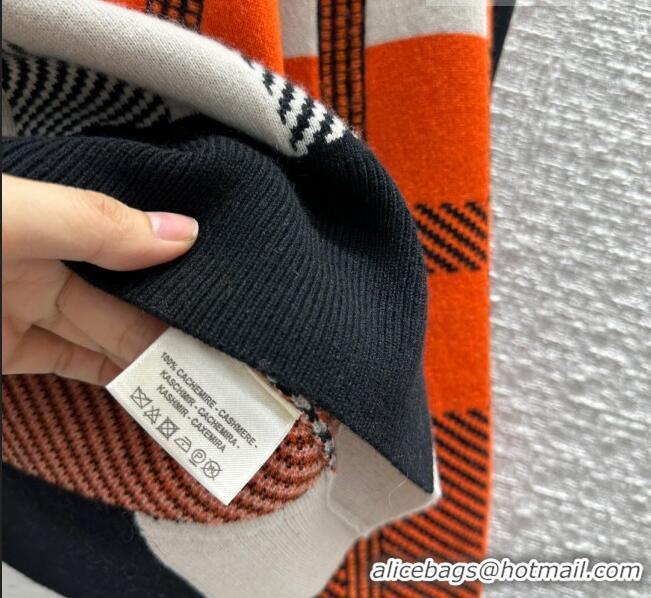 Luxurious Discount Hermes Cashmere Sweater H102034 Orange 2023