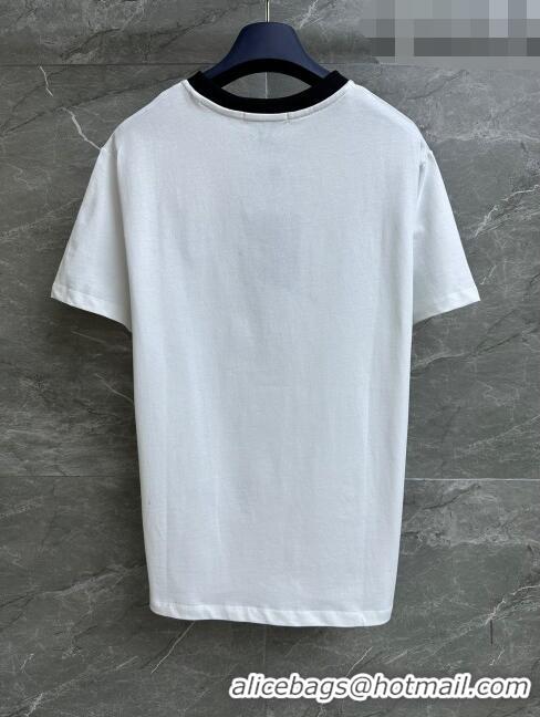 Buy Cheapest Louis Vuitton T-shirt LV102037 White 2023