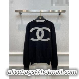 Low Cost Chanel Cashmere & Wool Sweater CH102040 Black 2023