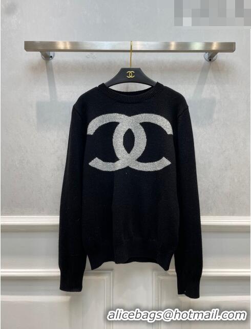 Low Cost Chanel Cashmere & Wool Sweater CH102040 Black 2023