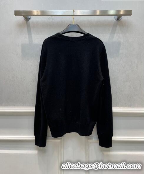 Low Cost Chanel Cashmere & Wool Sweater CH102040 Black 2023