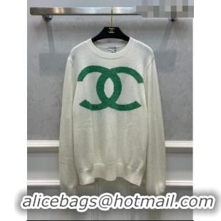 Popular Style Chanel Cashmere & Wool Sweater CH102040 White 2023