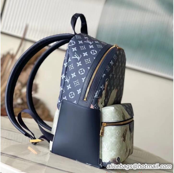 Top Quality Louis Vuitton Discovery Backpack M46806 Blue