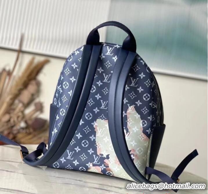 Top Quality Louis Vuitton Discovery Backpack M46806 Blue