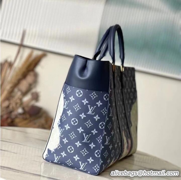 Top Quality Louis Vuitton Weekend Tote NM M46812 Blue