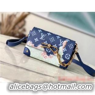 Buy Inexpensive Louis Vuitton Steamer Wearable Wallet M81783 blue