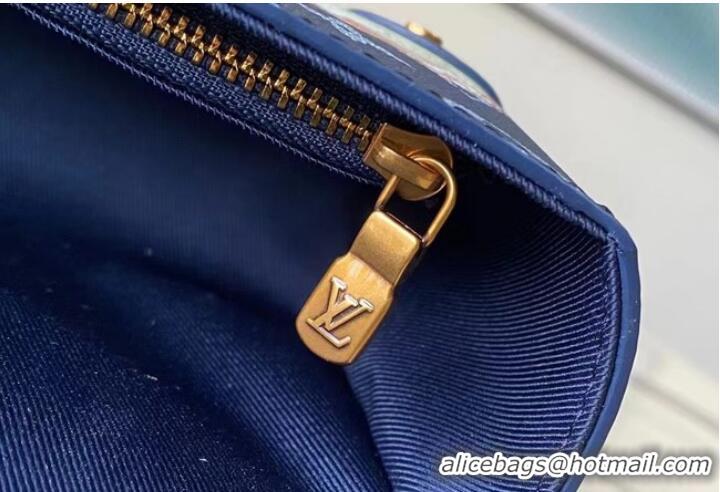 Buy Inexpensive Louis Vuitton Steamer Wearable Wallet M81783 blue